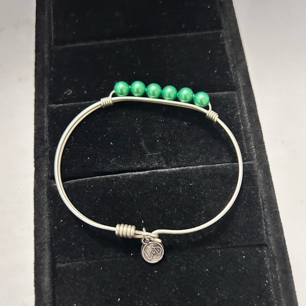 Luca + Danni Elegant Green Beaded Bracelet - Picture 2 of 5